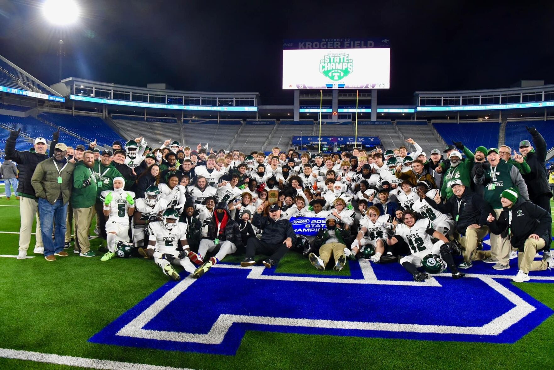 Trinity football state champions - 12.7.24